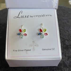 Brand New earrings in Fine Silver Plated